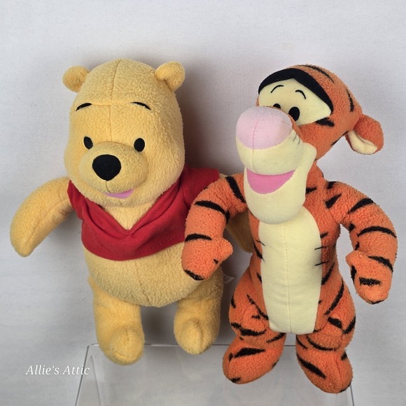 Disney Other - Winnie The Pooh Tigger Rattle 11" Plush Stuffed Animal Doll Bear Tiger Baby Toy